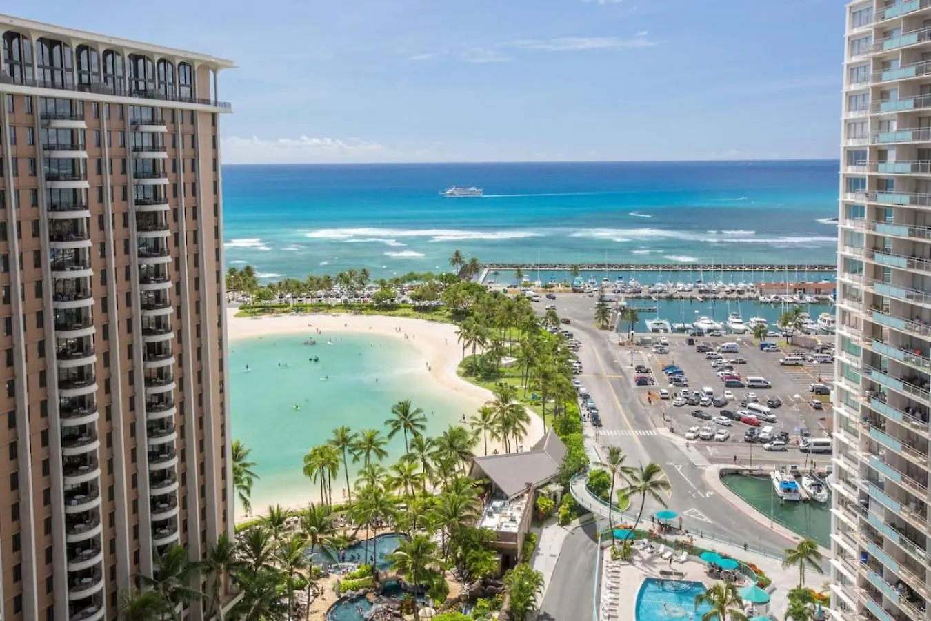 檀香山26 Free Parking Ocean Front 2Br-Waikiki Ala Moana公寓 公寓