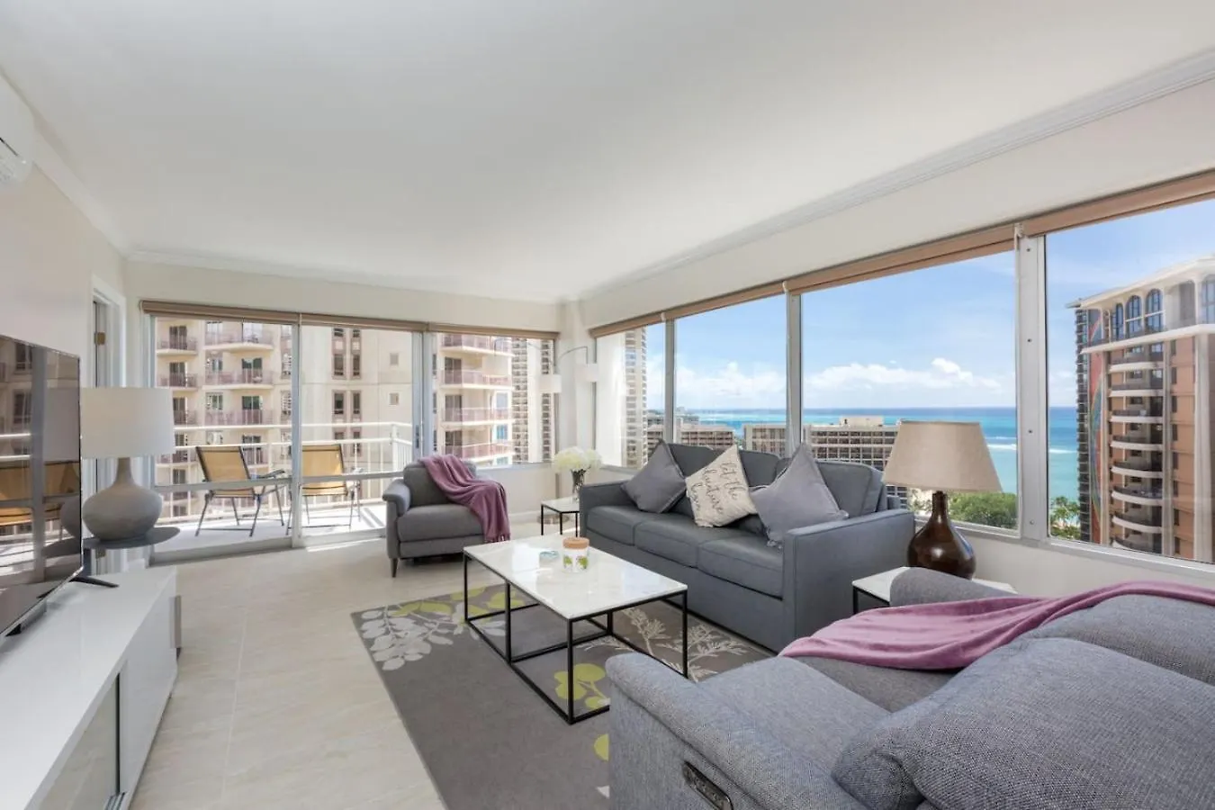 檀香山26 Free Parking Ocean Front 2Br-Waikiki Ala Moana公寓